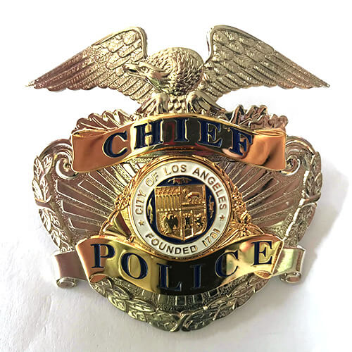 police chief badge