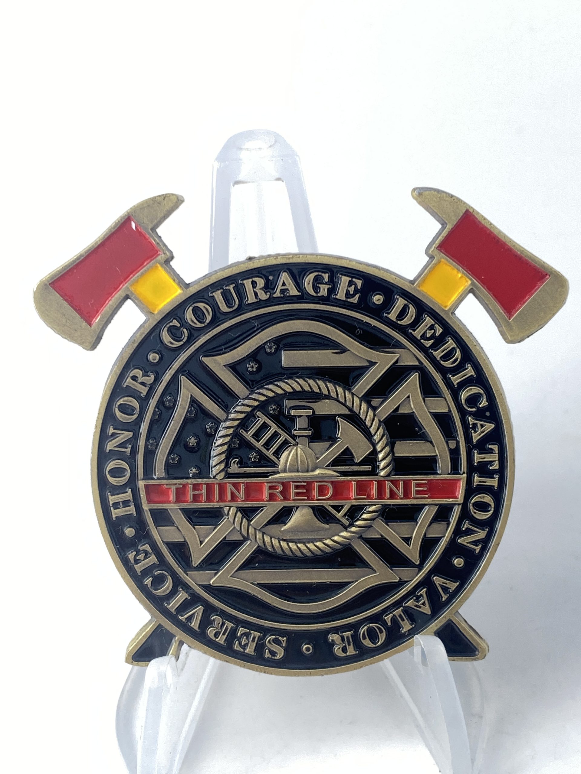 Firefighter challenge coin